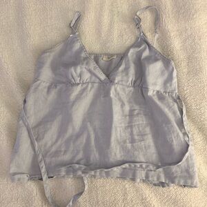 Brandy Melville babydoll tie top